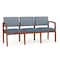 Lesro 3 Seat Tandem Seating W/ No Center Arms, 65 in W 26 in L 31.5 in H, Lenox Series LW3101 - alternate 1